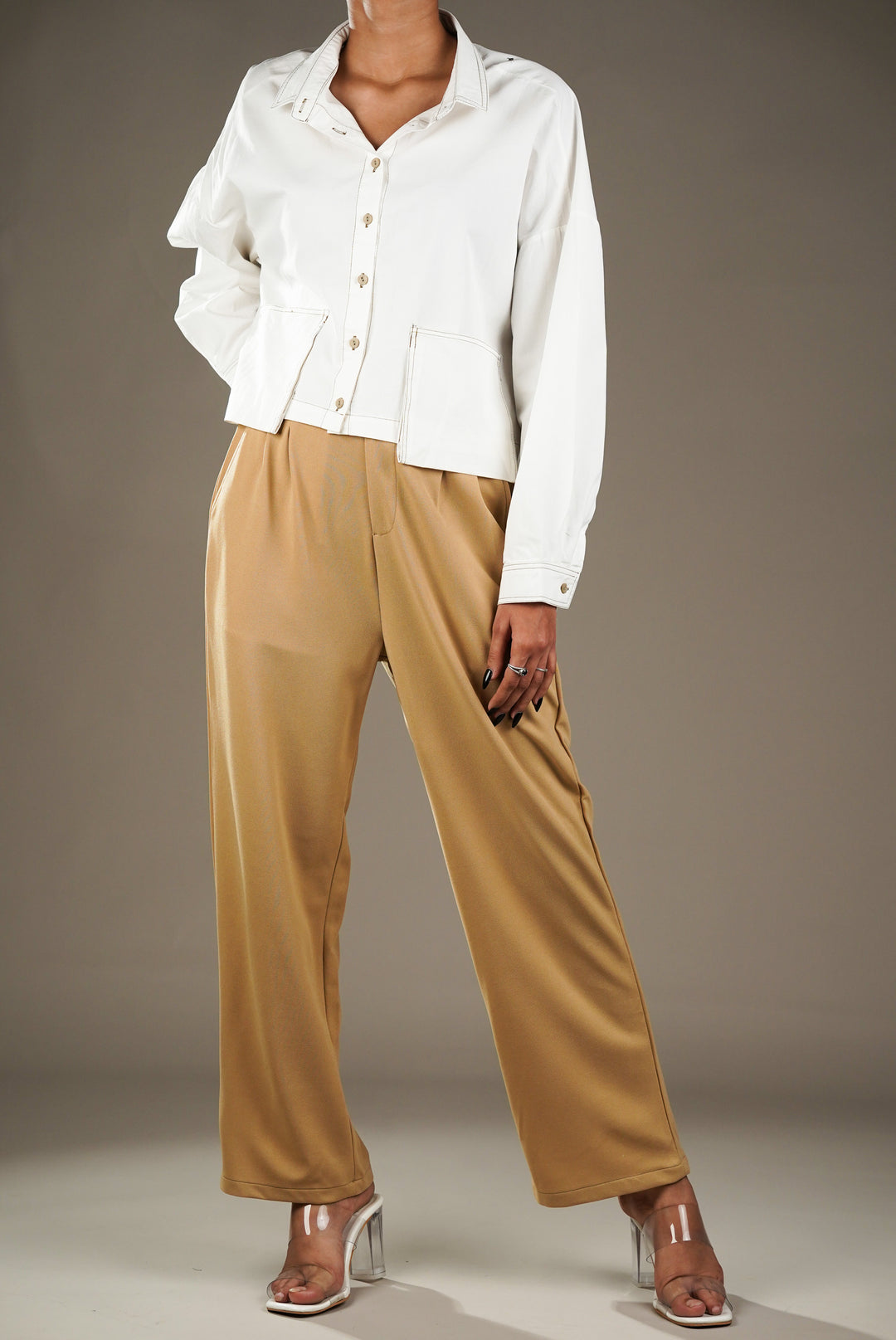 Classic Cotton Shirt & Trouser Coord Set