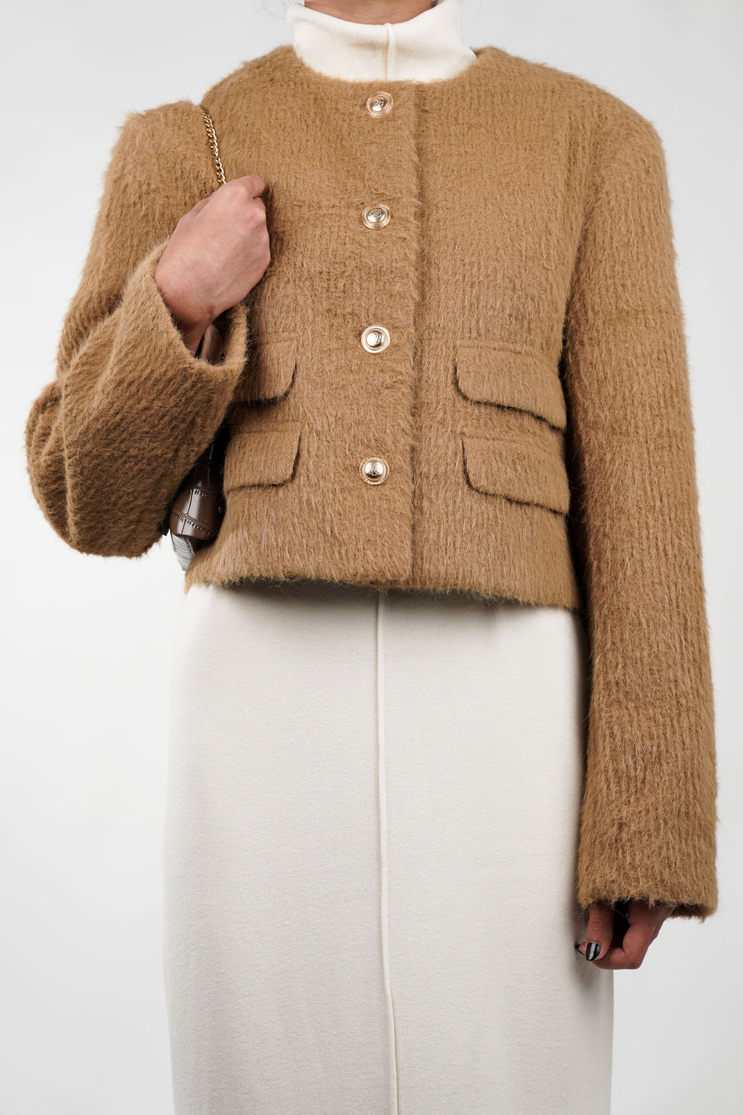 Plush Beige Frost Blazer