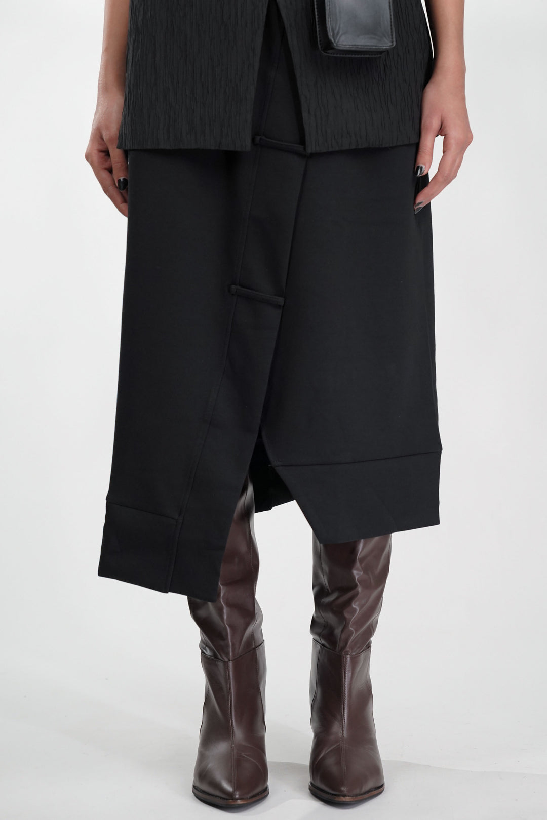 Shadow Black Waistcoat Skirt Co-Ord