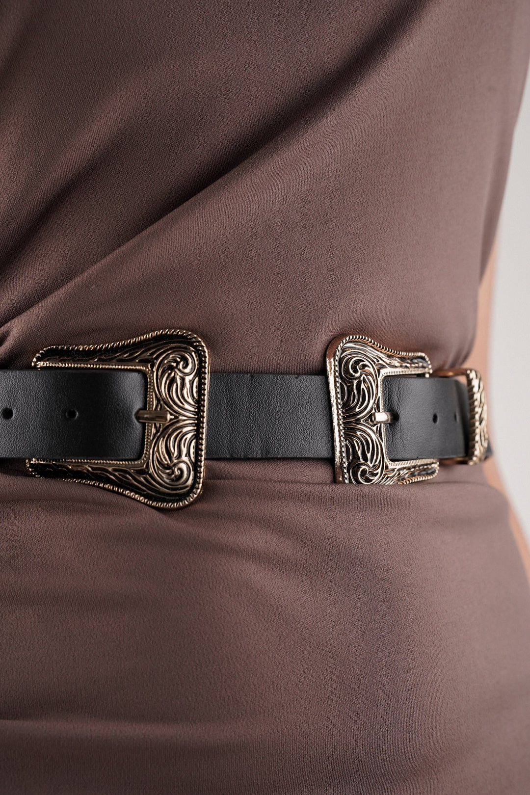 metal buckle belt for women