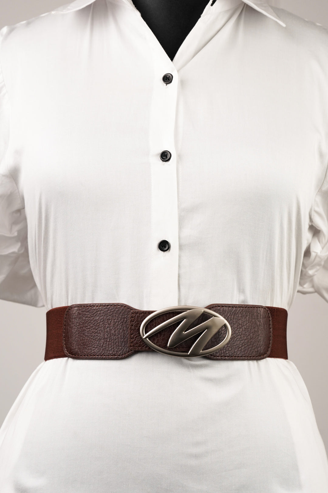 Essence Brown Elastic Belt