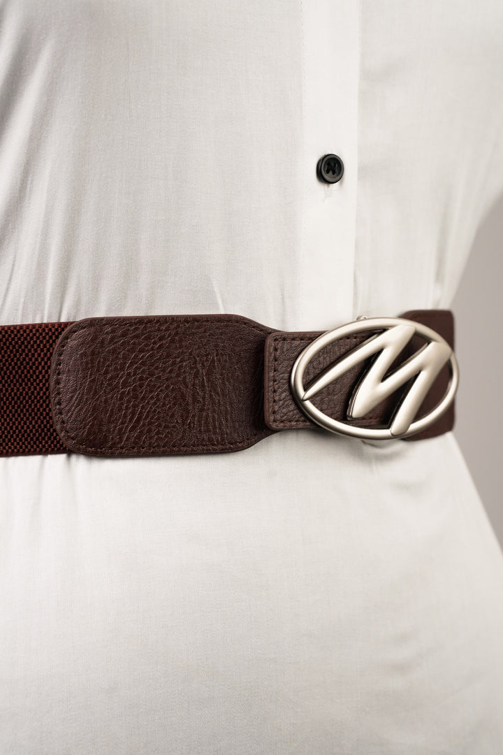 Essence Brown Elastic Belt