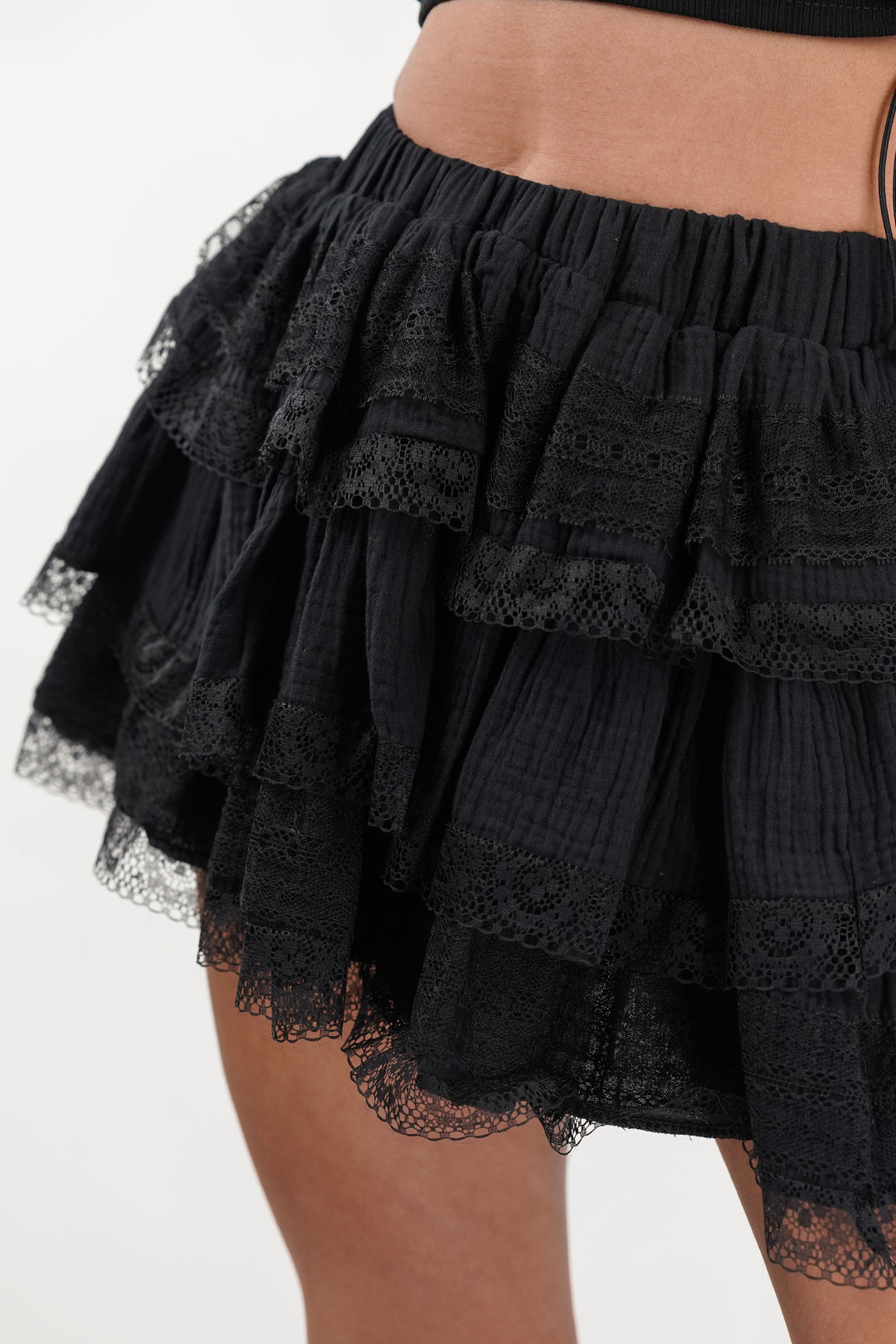 Twirl & Spin Black Skirt