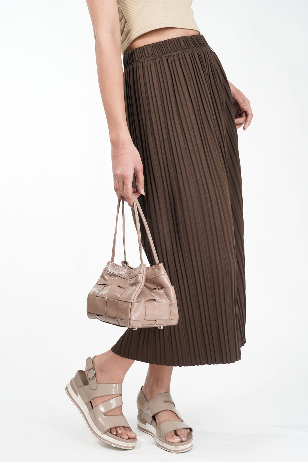 Brown Sienna Swing Skirt