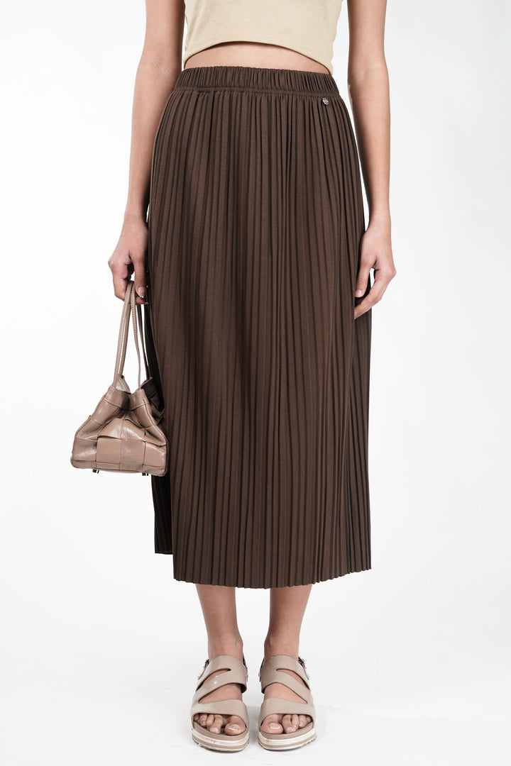 Brown Sienna Swing Skirt