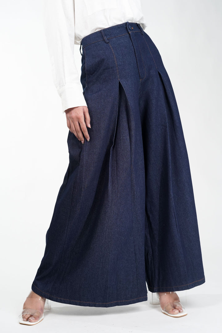 Ocean High Waist Denim Pants