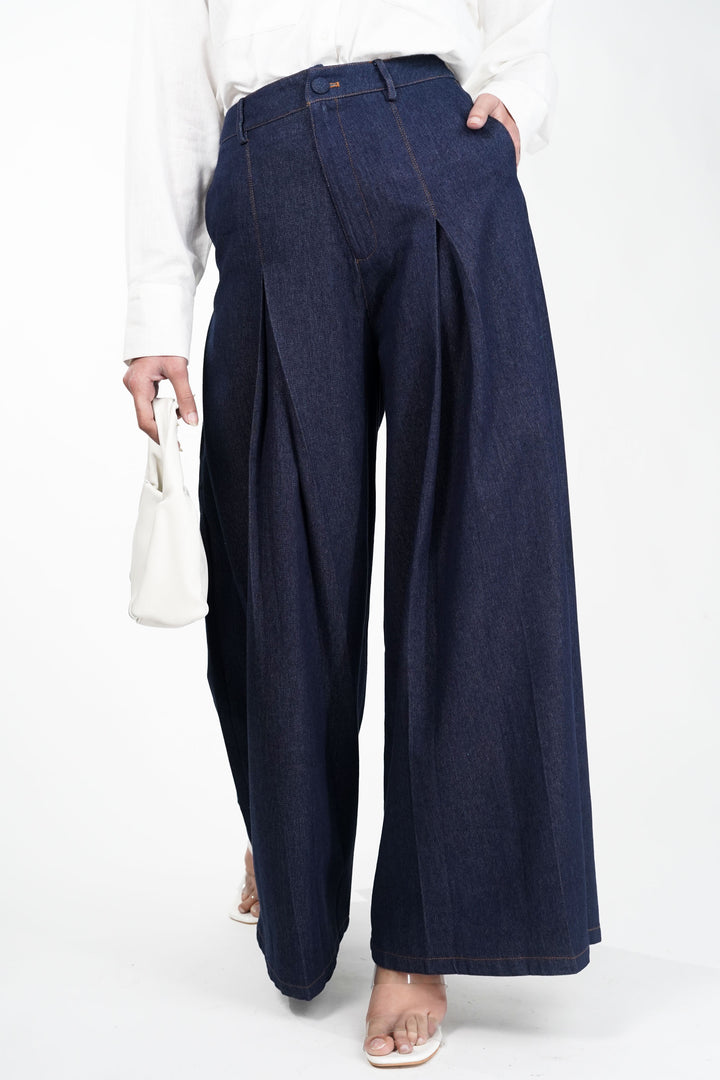 Ocean High Waist Denim Pants