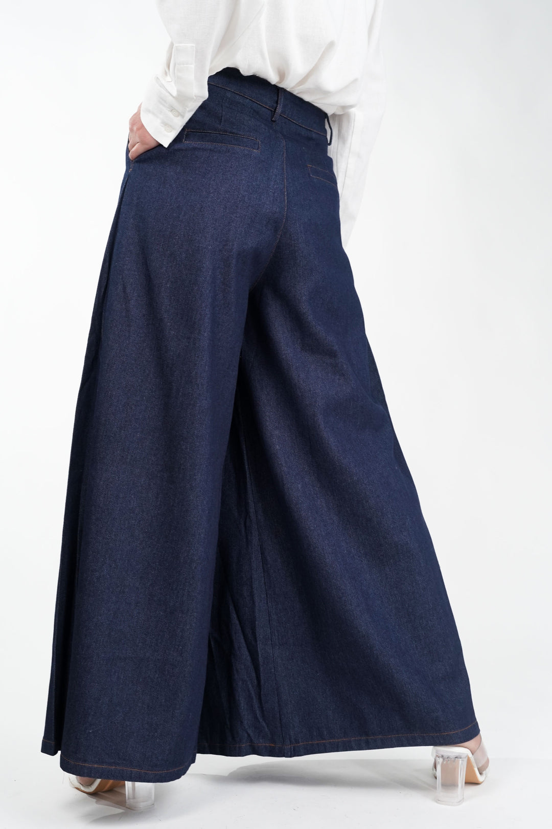 Ocean High Waist Denim Pants