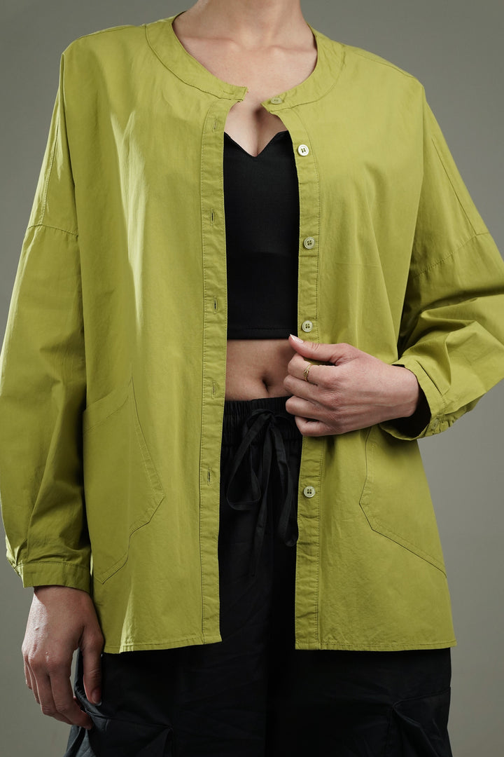 Oasis Green Oversized Shirt