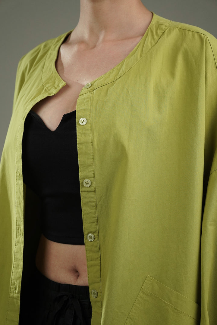 Oasis Green Oversized Shirt