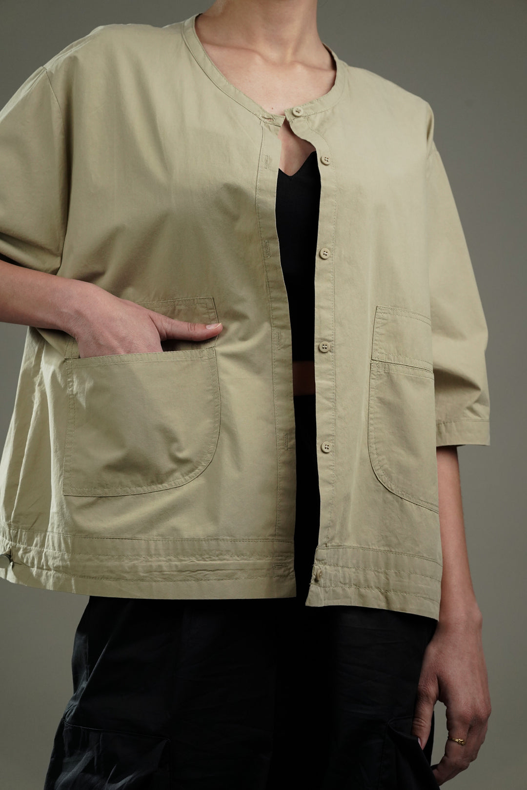 Sandy Serenity Oversized Shirt