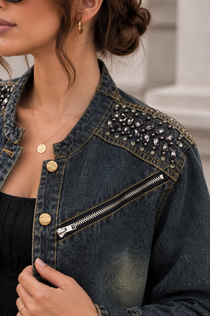 Casual denim jacket women
