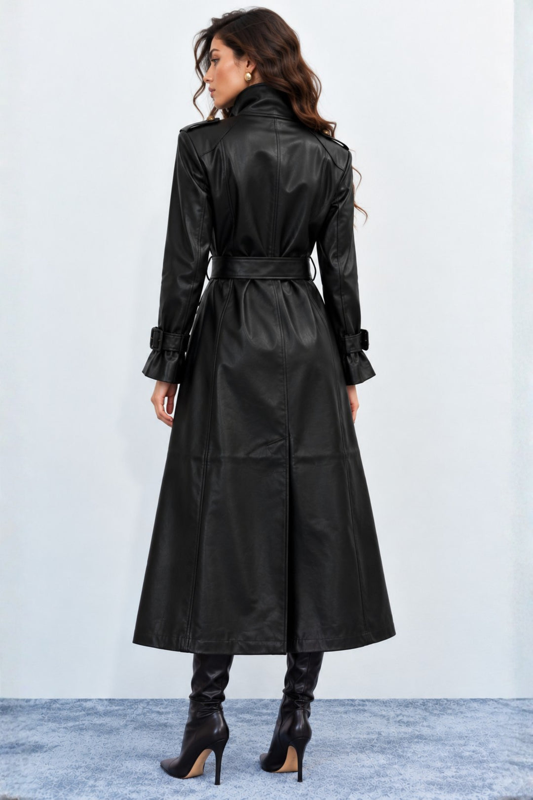 Black overcoat for women