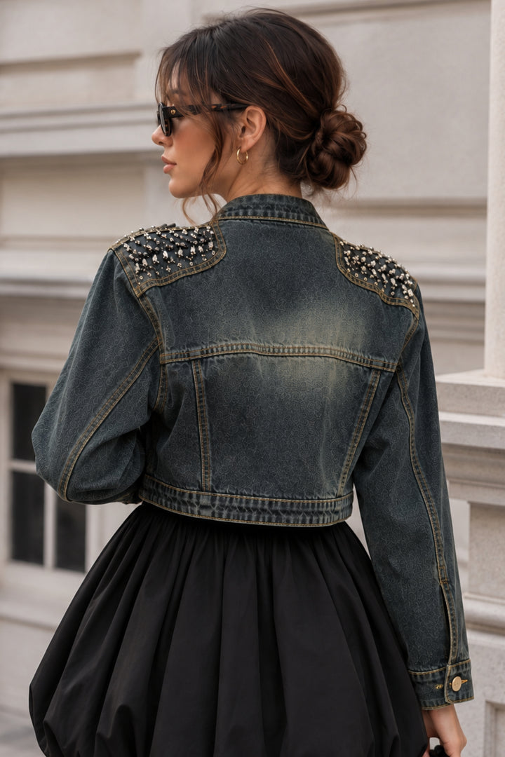 Fashion denim jacket women