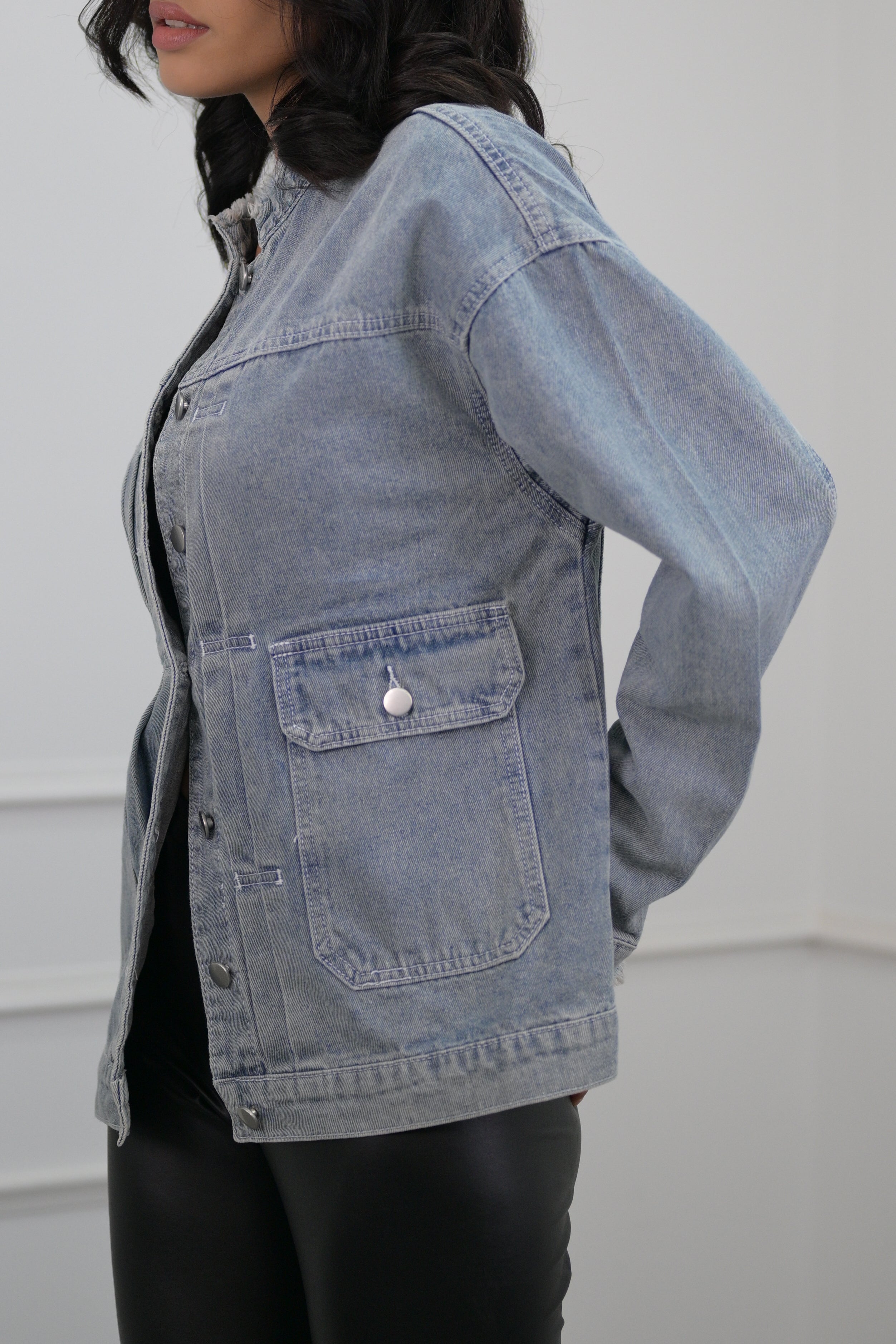 JBD Oversized Denim Jacket | Fresh Nostalgia Boutique | Denim