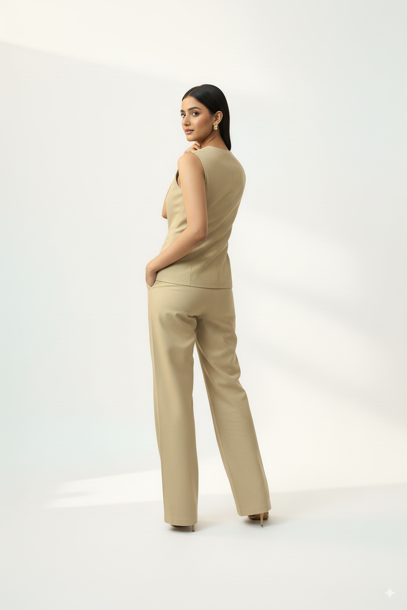 Posh Waistcoat with Pants Coord Set