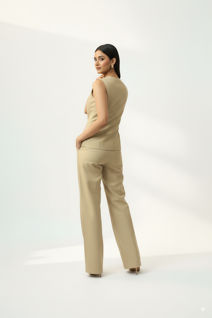 Posh Waistcoat with Pants Coord Set