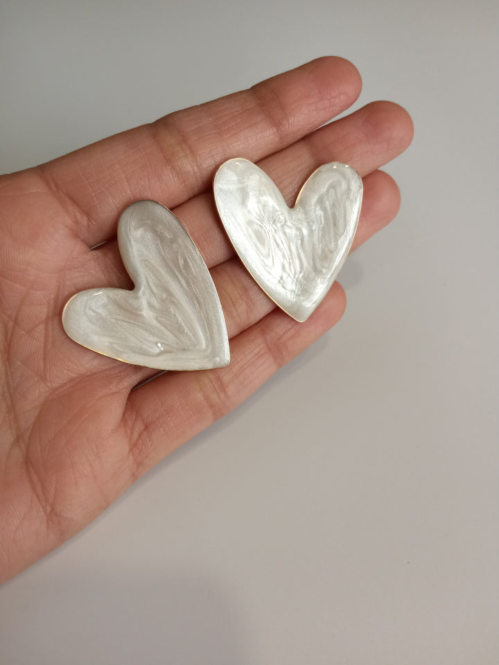 Angelic Bliss Heart Earrings