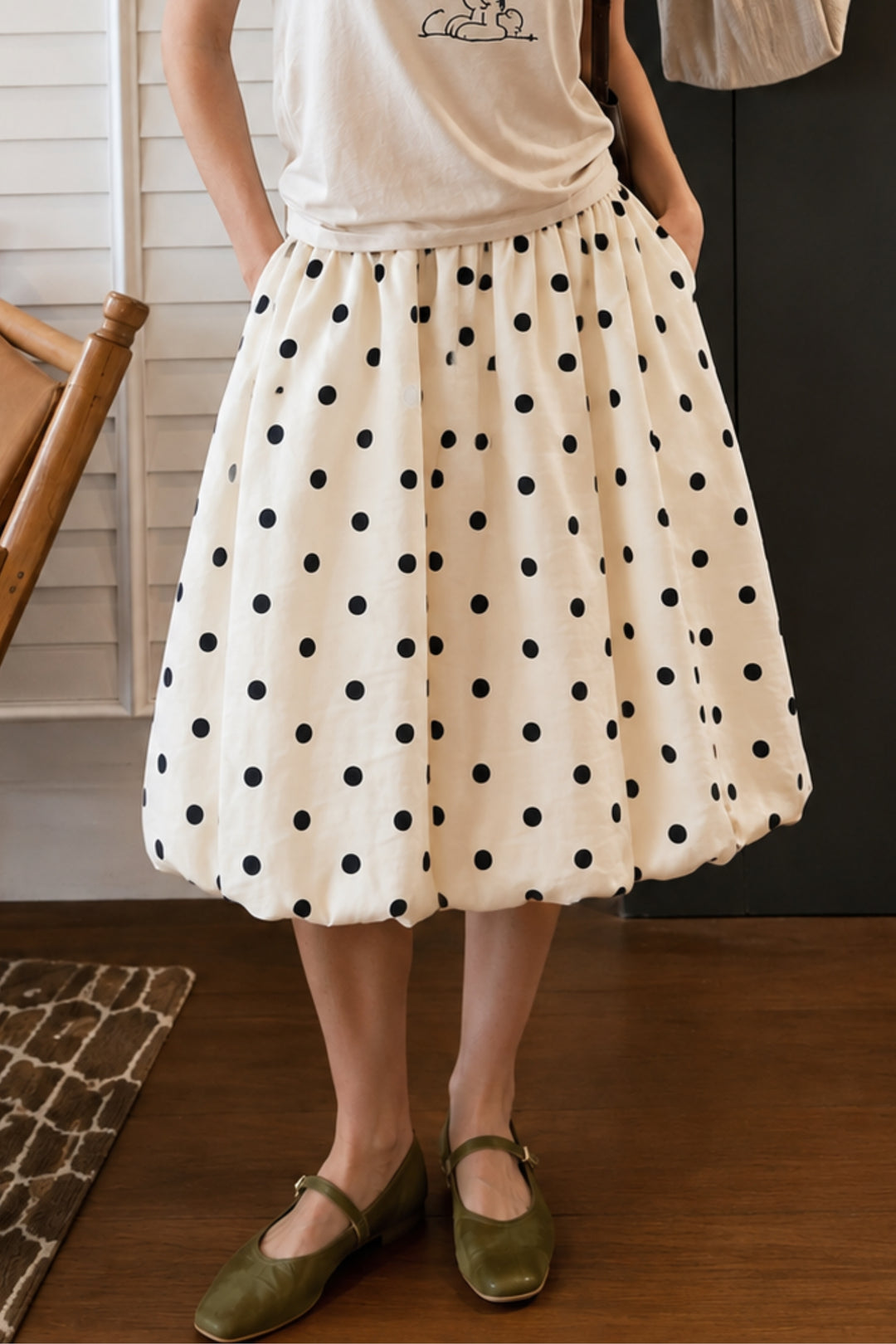 Ivory Skirt for women