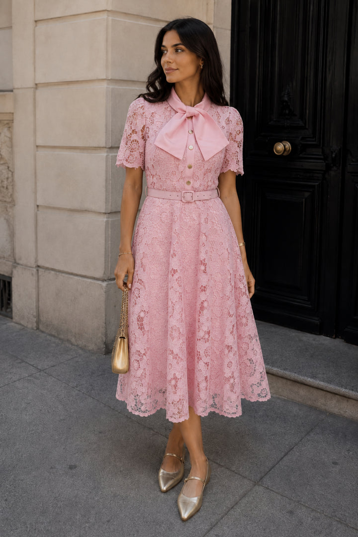 Pink dress for women