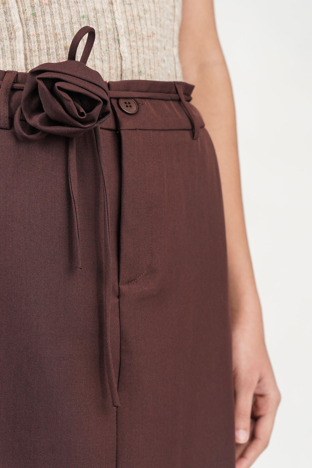 Maple Rust Rose Knot Skirt