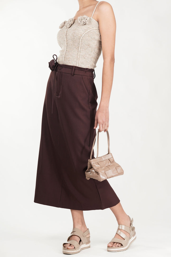 Maple Rust Rose Knot Skirt