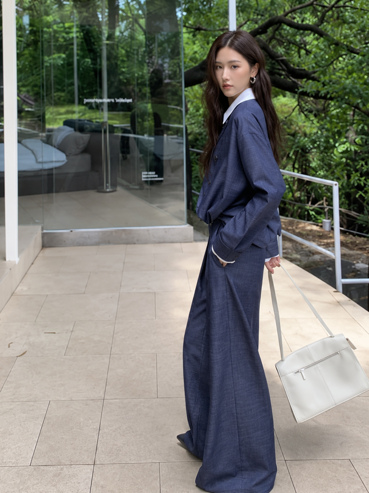 Bianca Collared Denim Co-ord Set