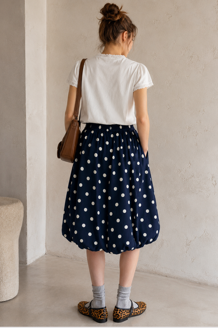 navy blue skirts for women
