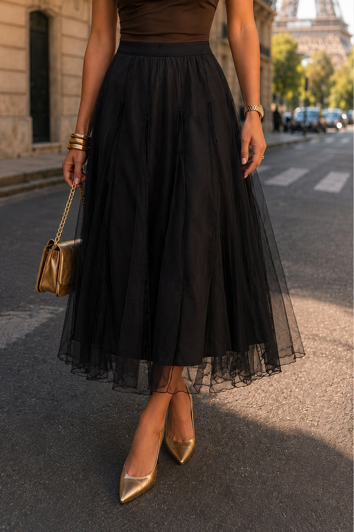Mesh skirt for women