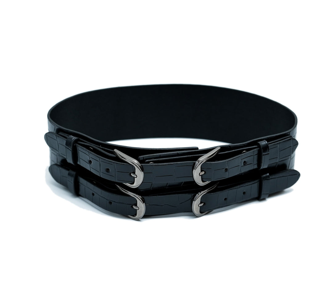 Fashionable Belt with Emphasis on Double Dapper Length
