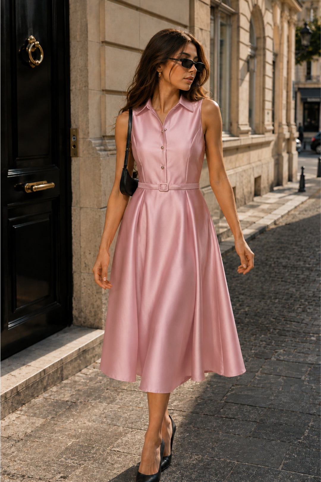 Pink dress for women