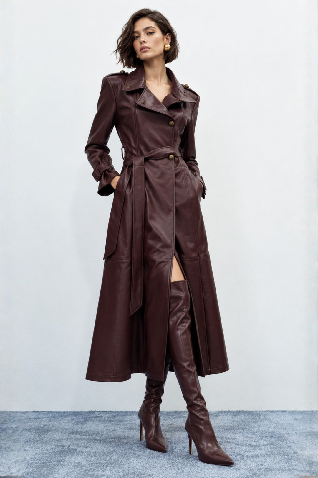 Women’s designer trench coat