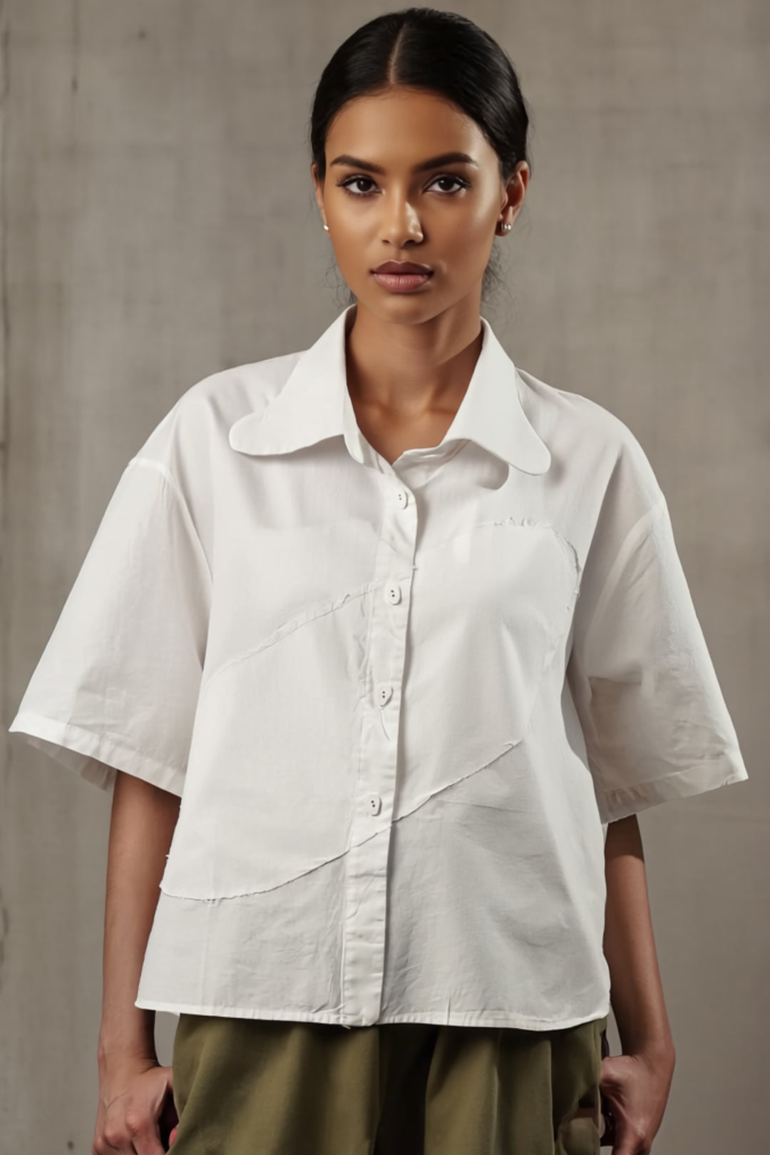 Arctic White Oversized Shirt