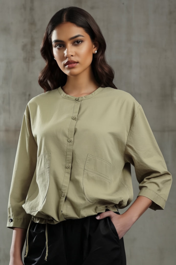Sandy Serenity Oversized Shirt