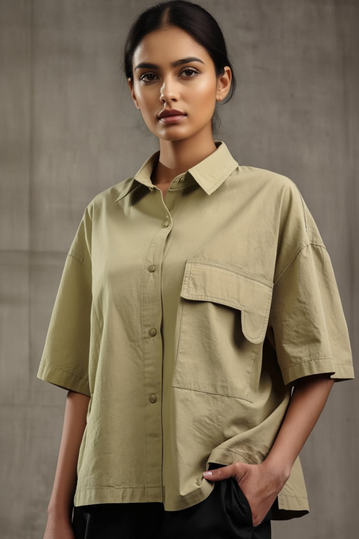 Lily Oversized Collared Shirt