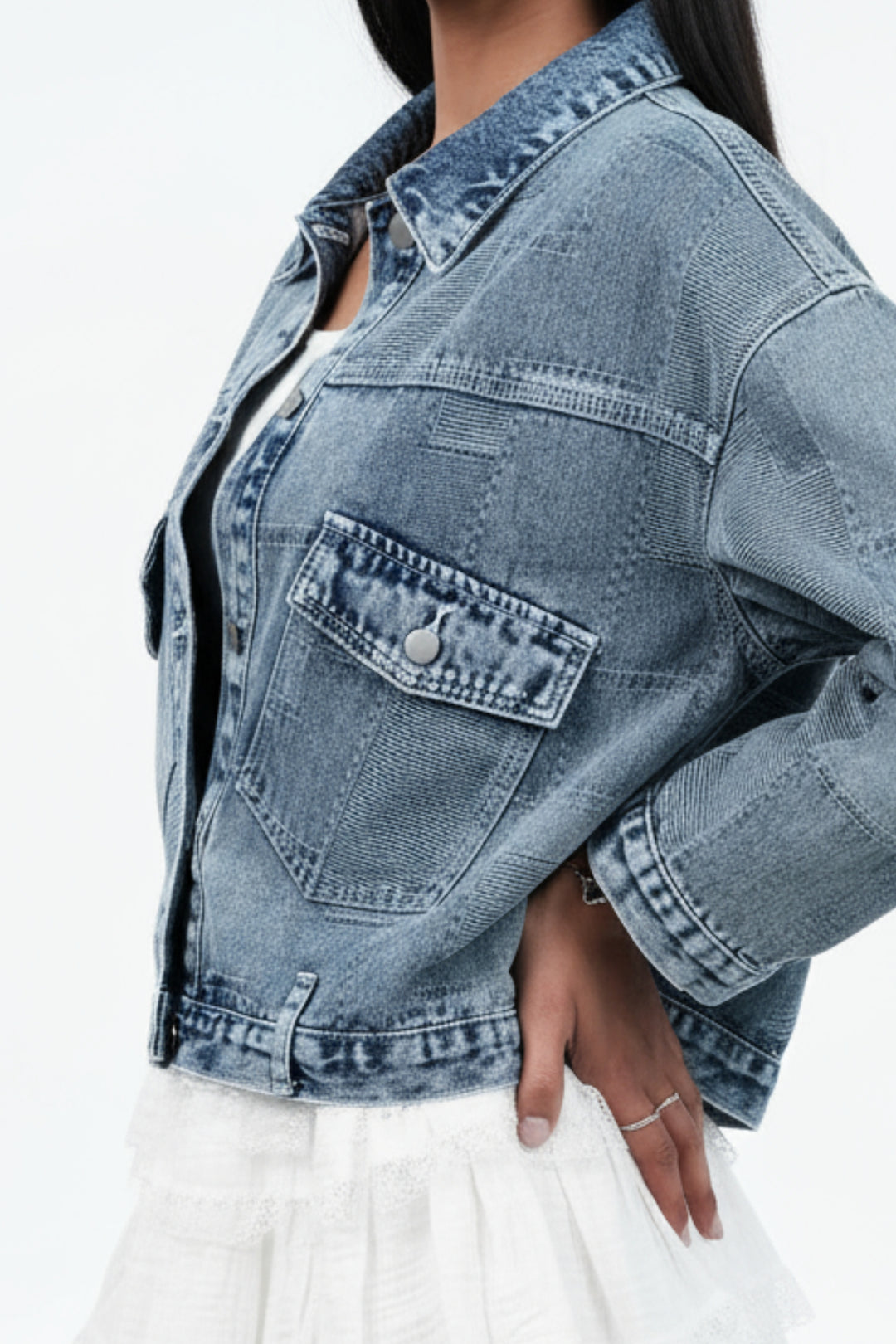 Washed Blue Denim Jacket