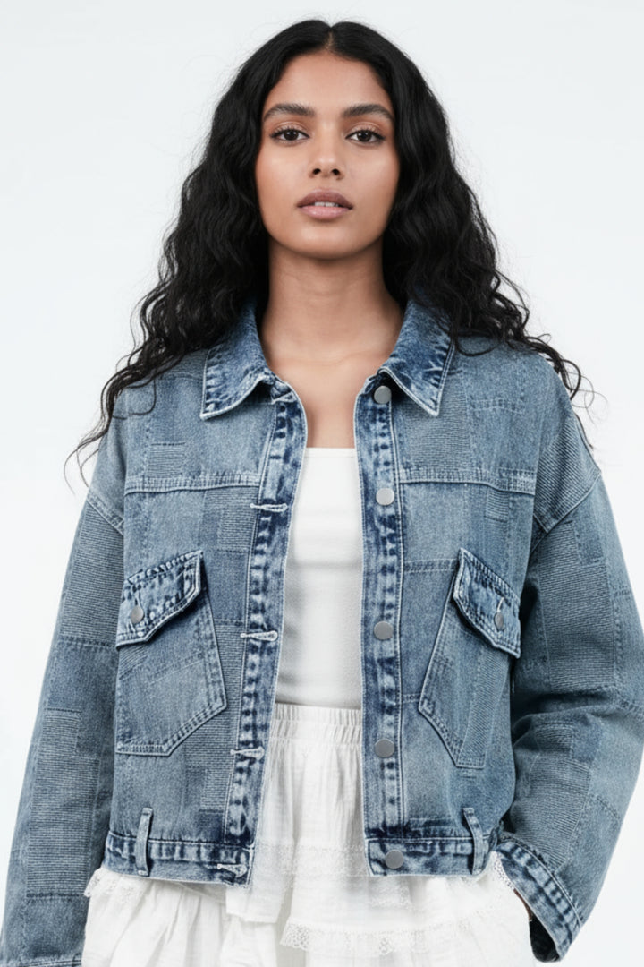 Washed Blue Denim Jacket