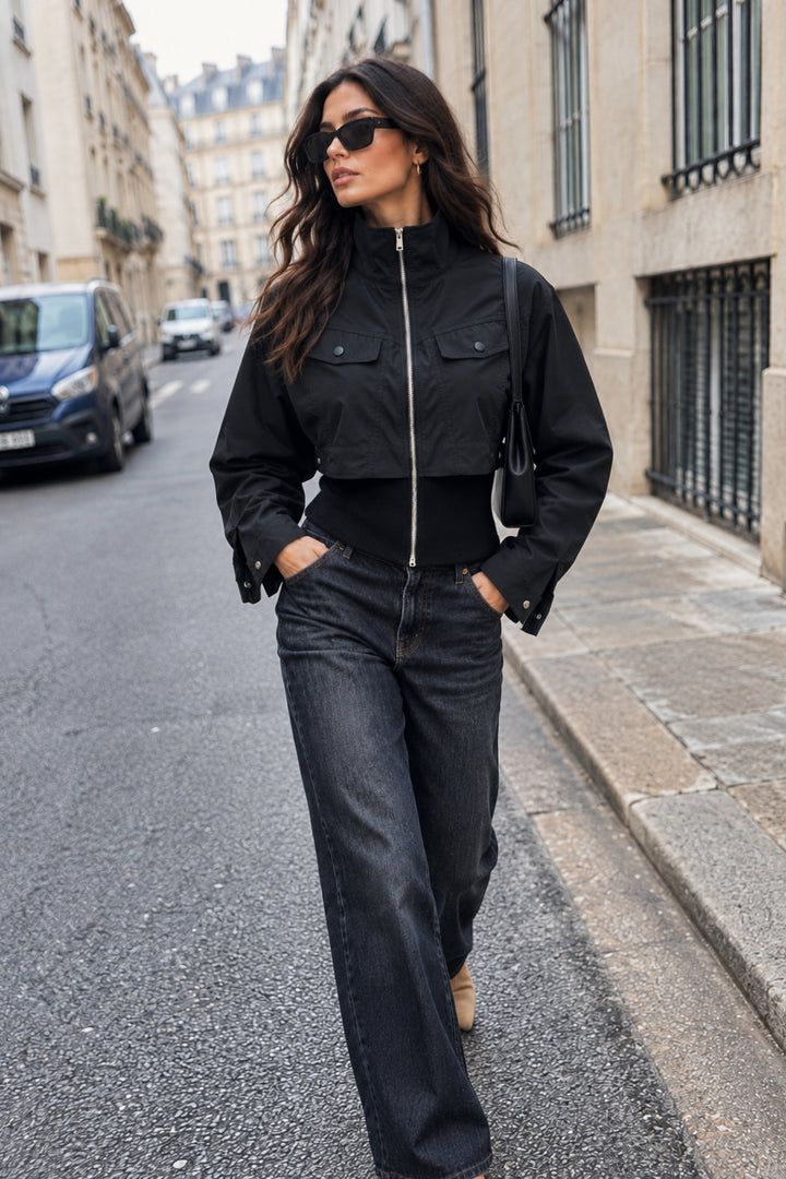 Nox Cropped Utility Jacket