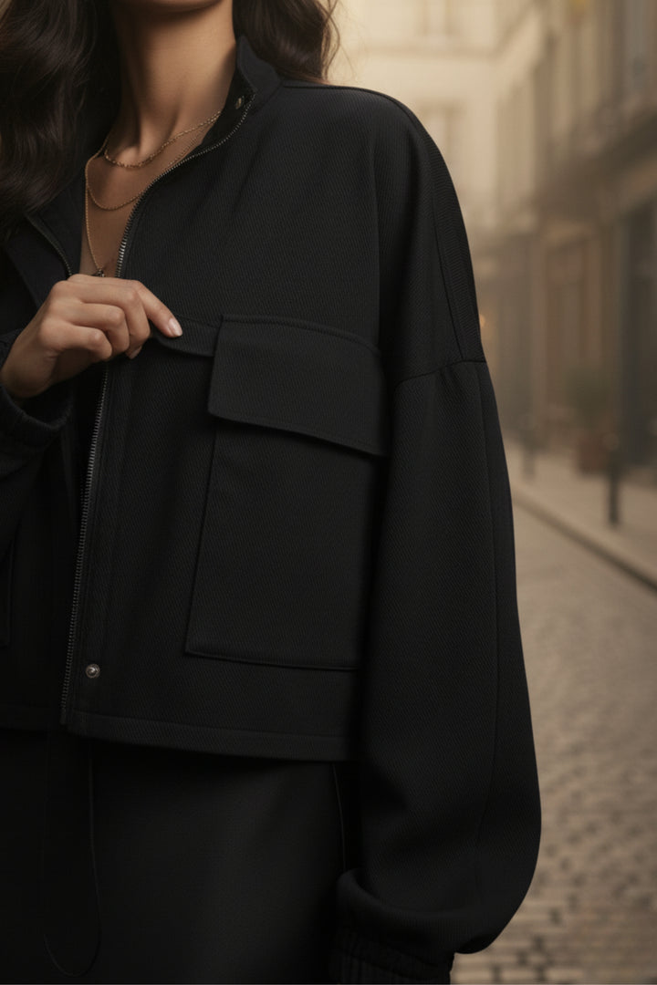 Dope Oversized Cropped Jacket