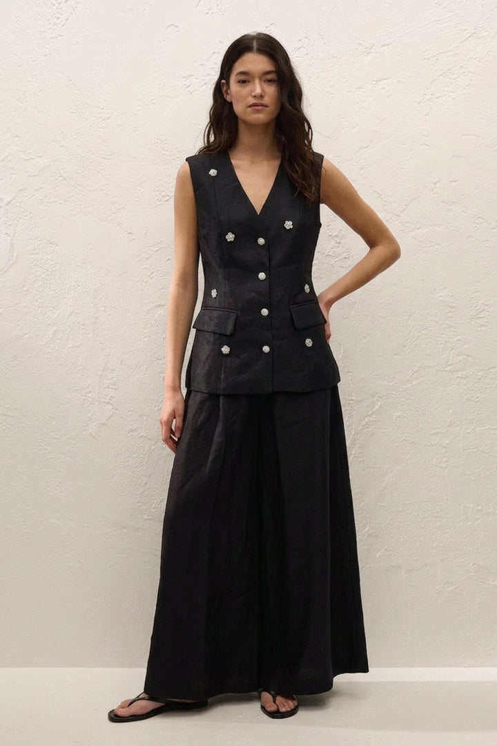 Black co-ord set for women