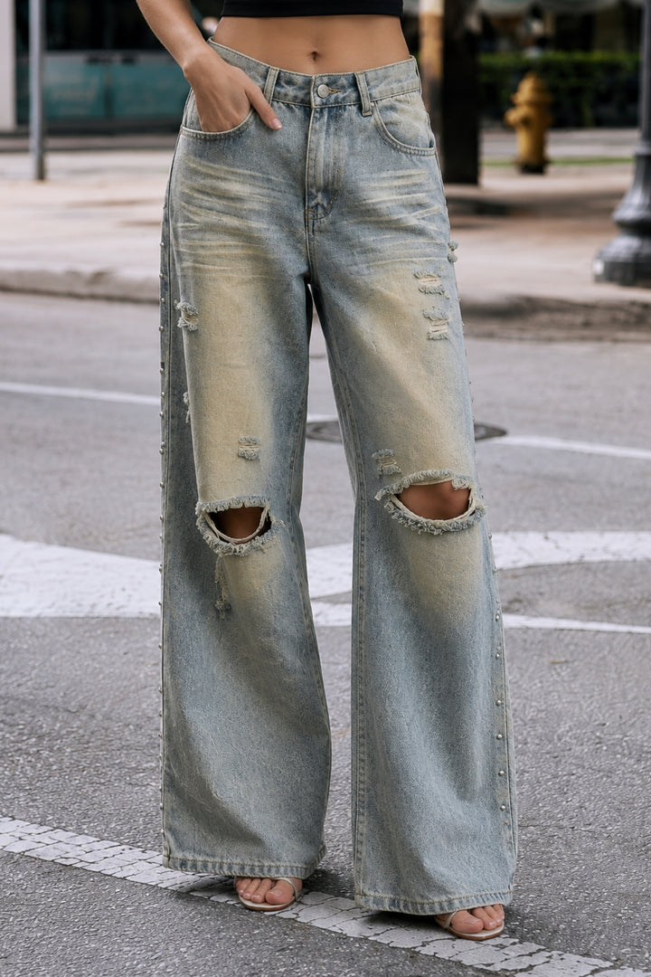 Glacier Ripped Denim