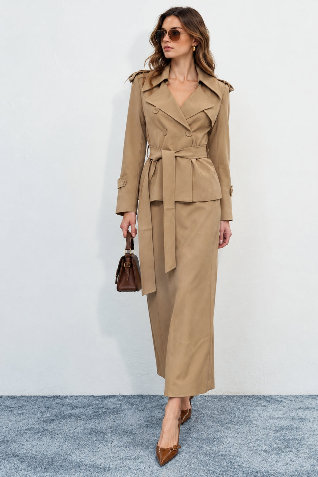 Skirt and Blazer co-ord set for women