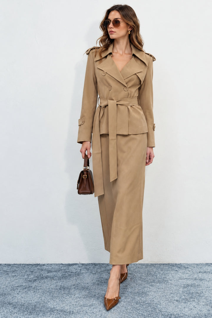 Skirt and Blazer co-ord set for women