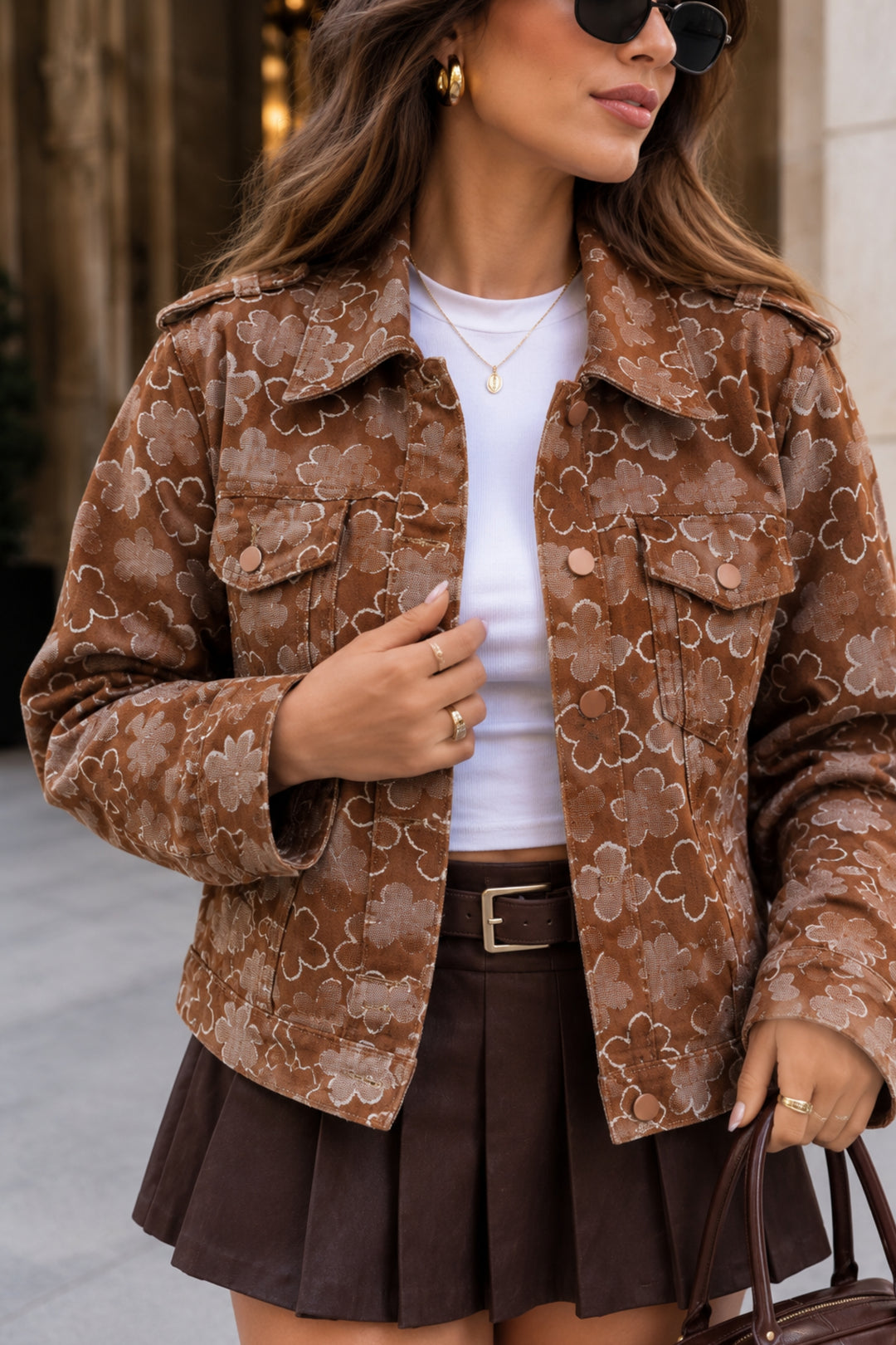 
Relaxed fit denim jacket
