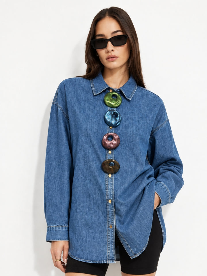 denim shirt women