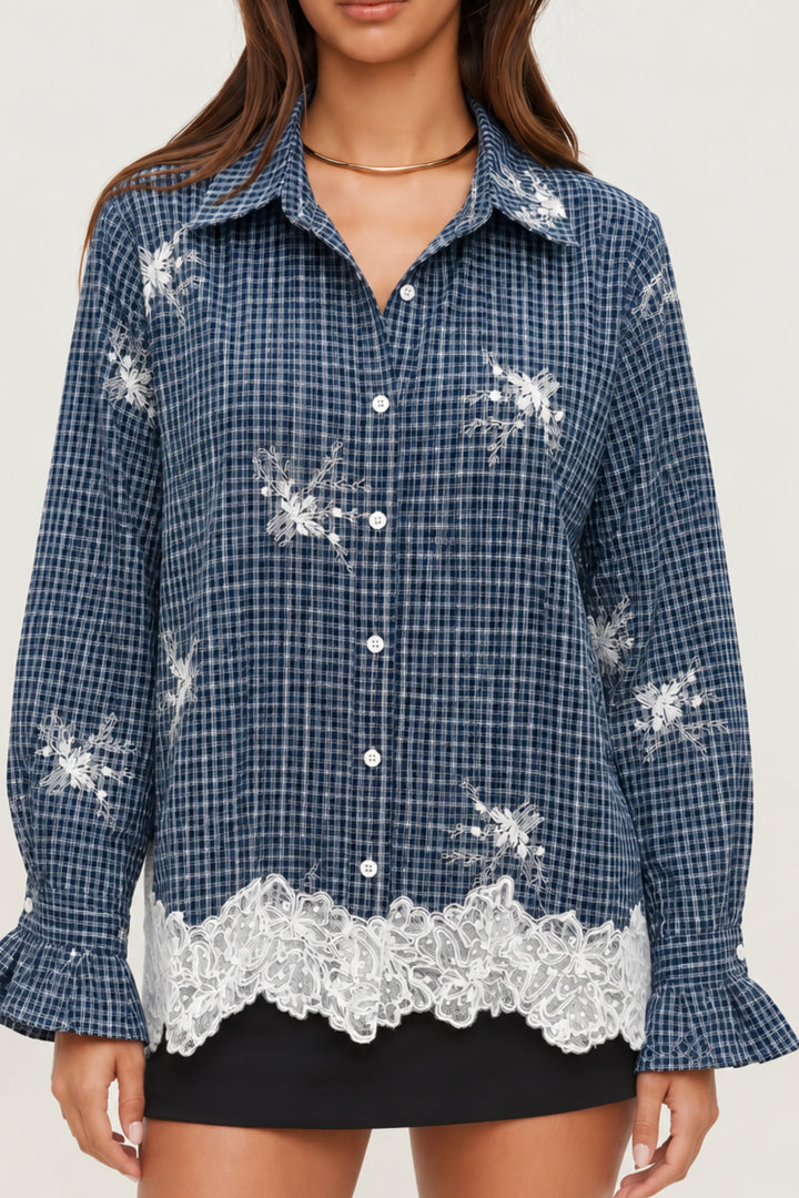 women’s checked casual shirt