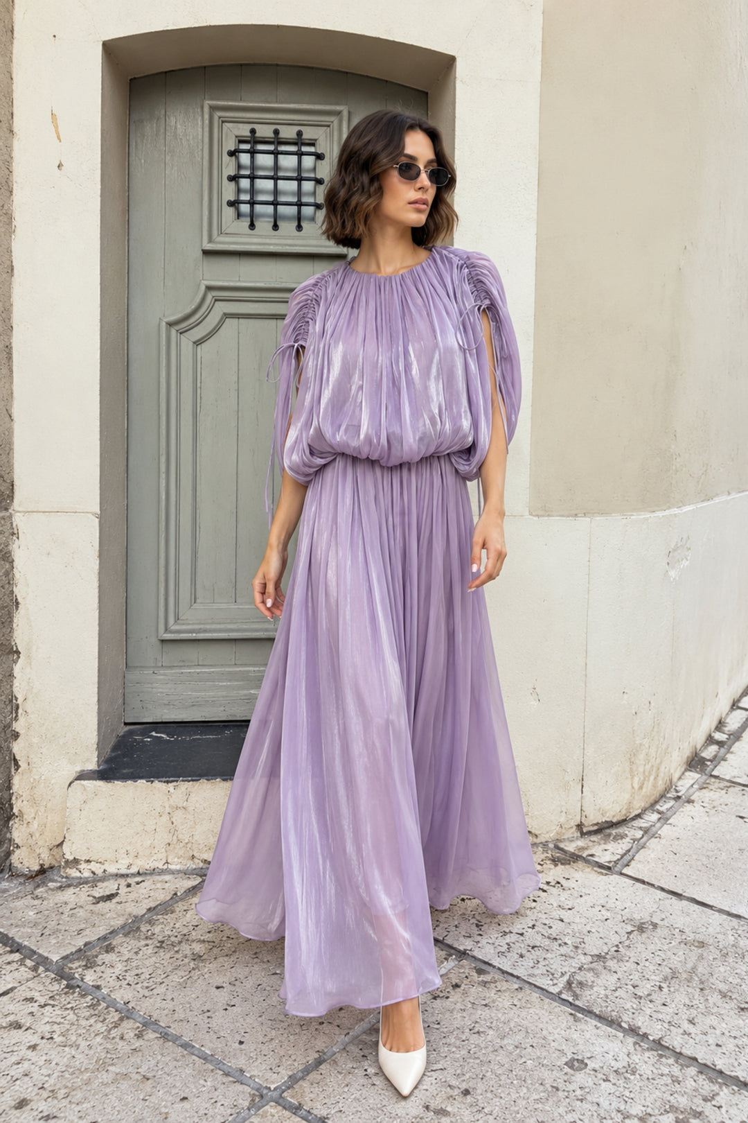 party wear organza co-ord set