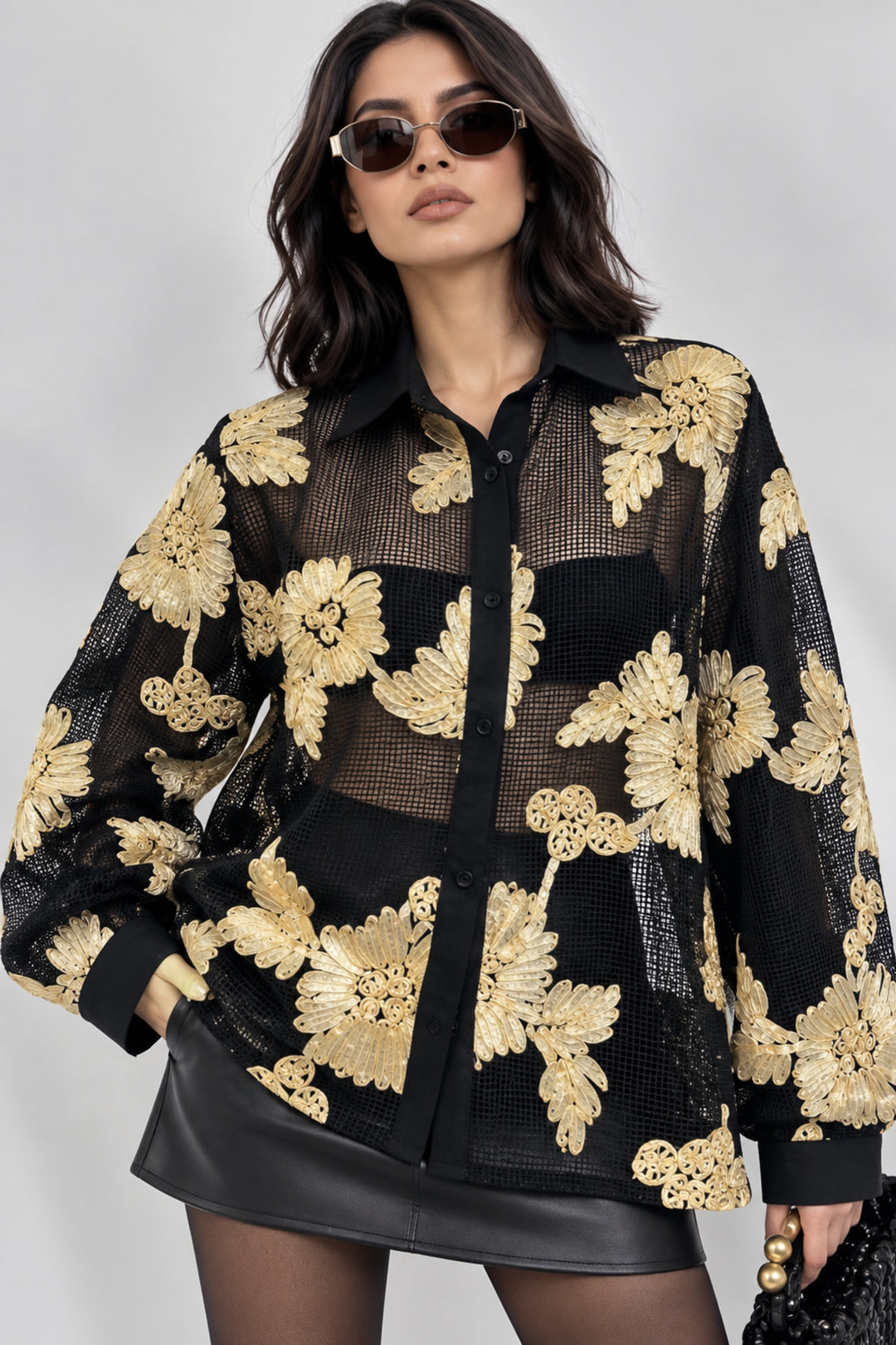 Floral shirt for women