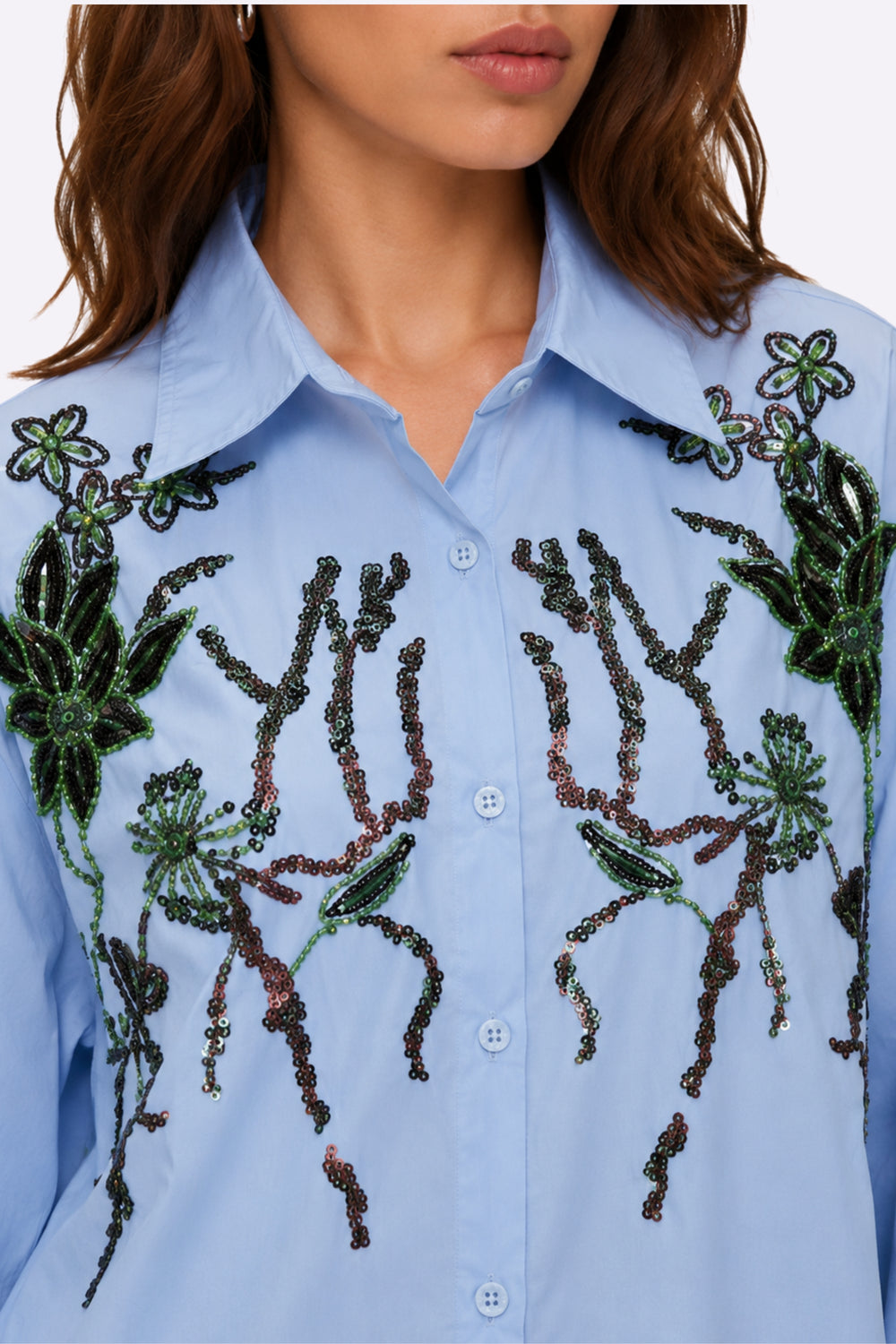 sequin shirt for women