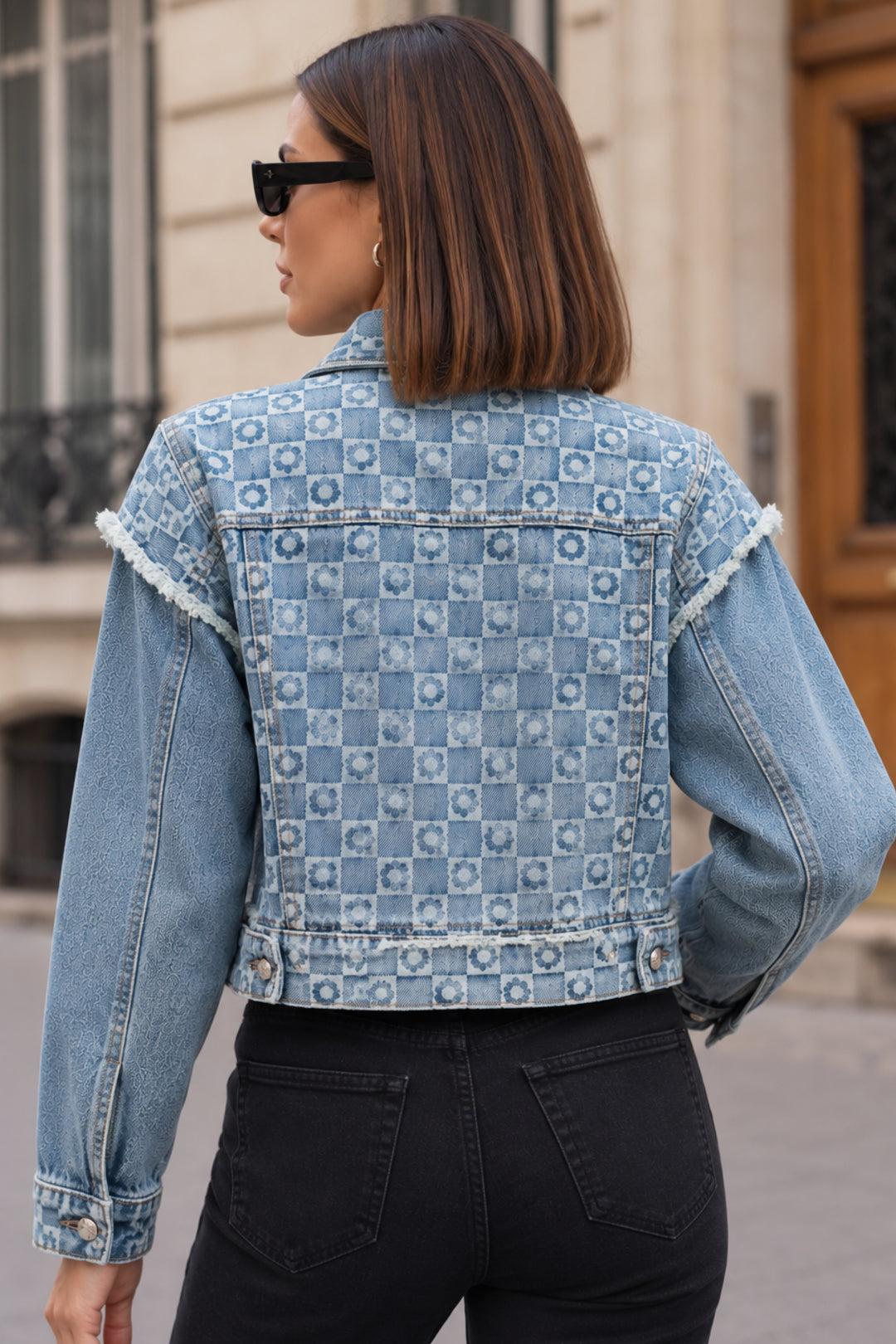 Fashion denim jacket women

